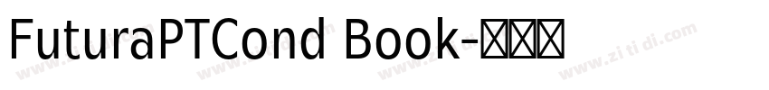 FuturaPTCond Book字体转换 FuturaPTCond Book字体转换
